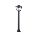 Farol c/ columna negro 6W IP55 E27 GIAFFA/ROBY - FL0588
