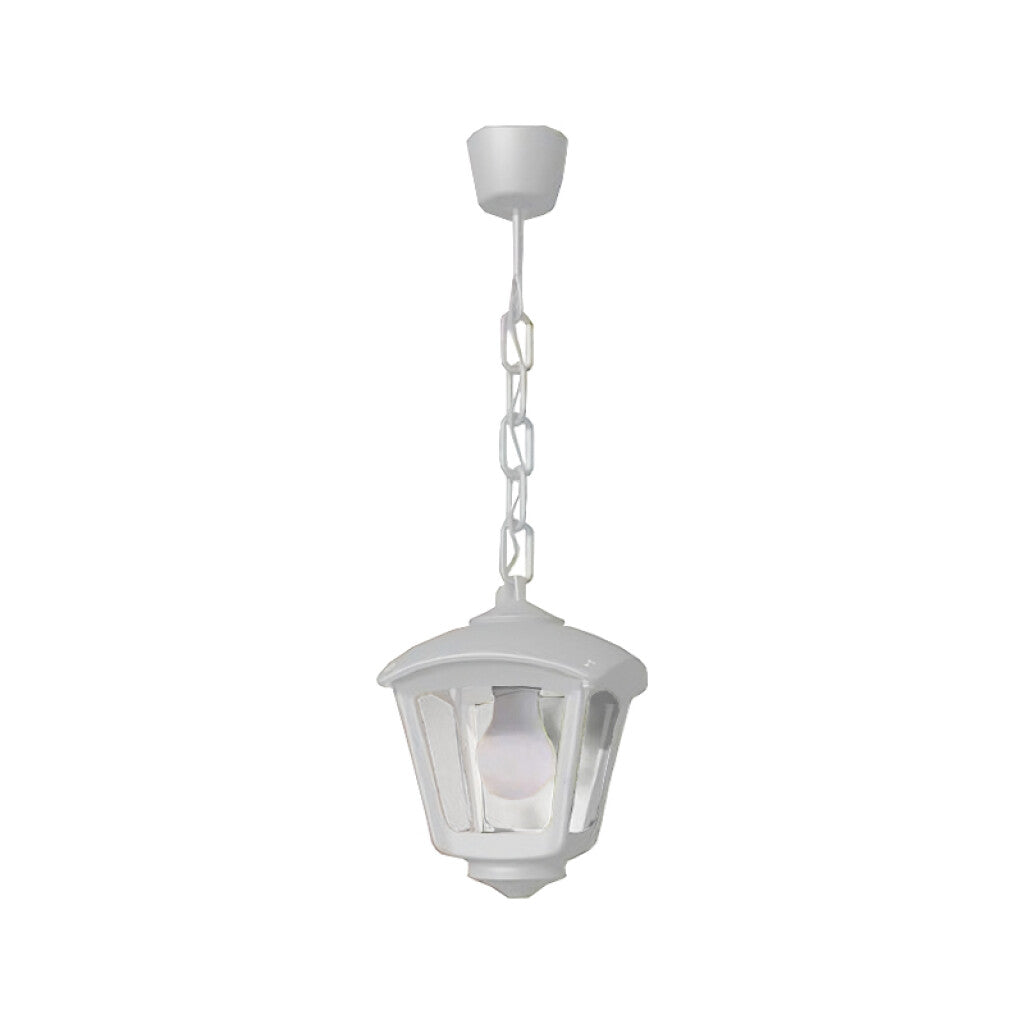 Farol colgante colonial blanco IP55 E27 SICAR/ROBY - FL0580