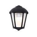 Farol pared colonial 3 caras transp.IP55 E27 FABIO - FL0512