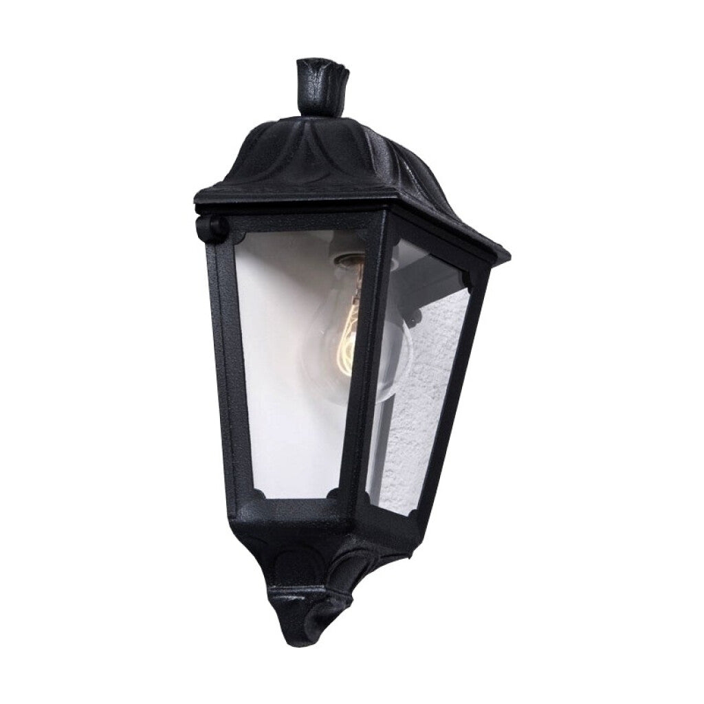 Farol pared colonial 3 caras transp.IP55 E27 IESSE - FL0510