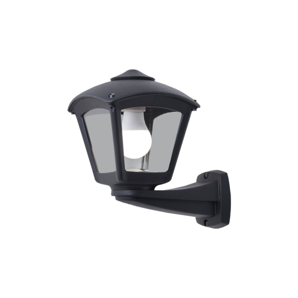 Farol pared colonial tr. negro IP55 E27 NARDO/ROBY - FL0570