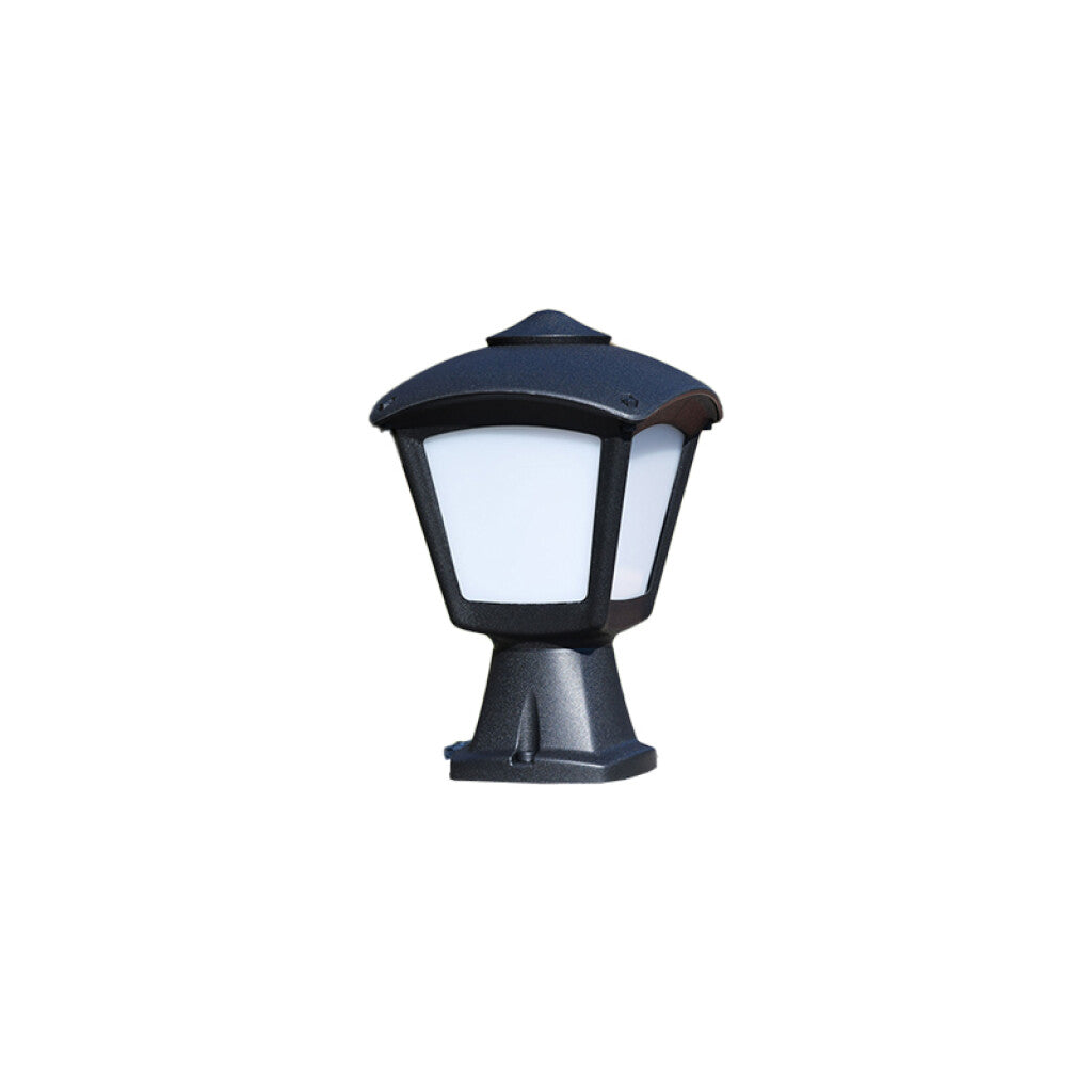 Farol pedestal colonial op. negro IP55 DISMA/ROBY - FL0583
