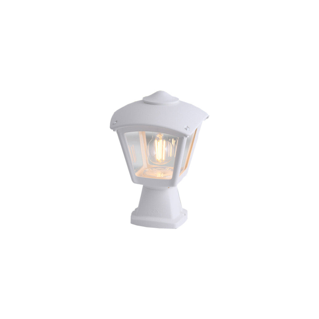 Farol pedestal colonial tr. blanco IP55 DISMA/ROBY - FL0586
