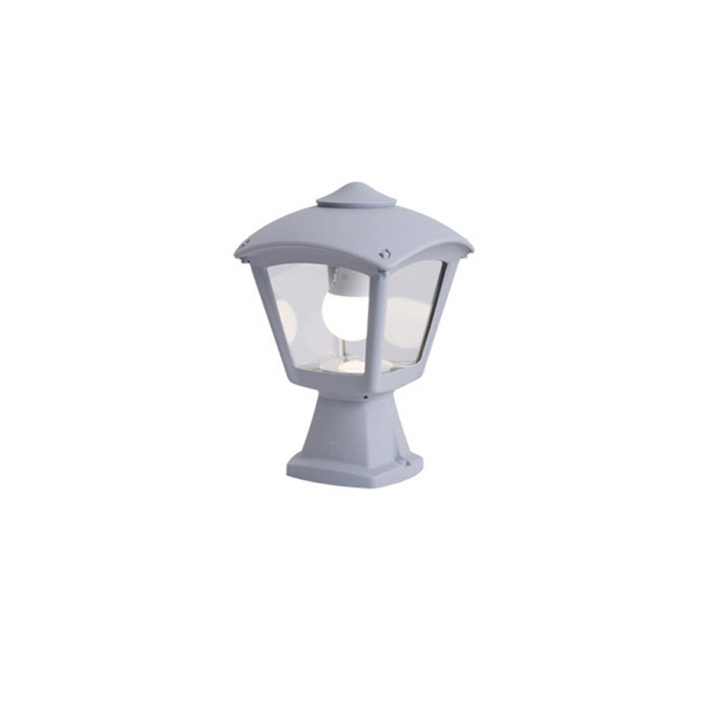 Farol pedestal colonial tr. gris IP55 DISMA/ROBY - FL0584