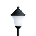 Farola negra difusor opal IP65 E40 no inc REMO 400 - FL1011