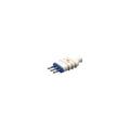 Ficha 3 en línea 10A 250Vac blanca - GC8003