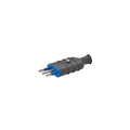 Ficha 3 en línea 10A 250Vac negra - GC8004