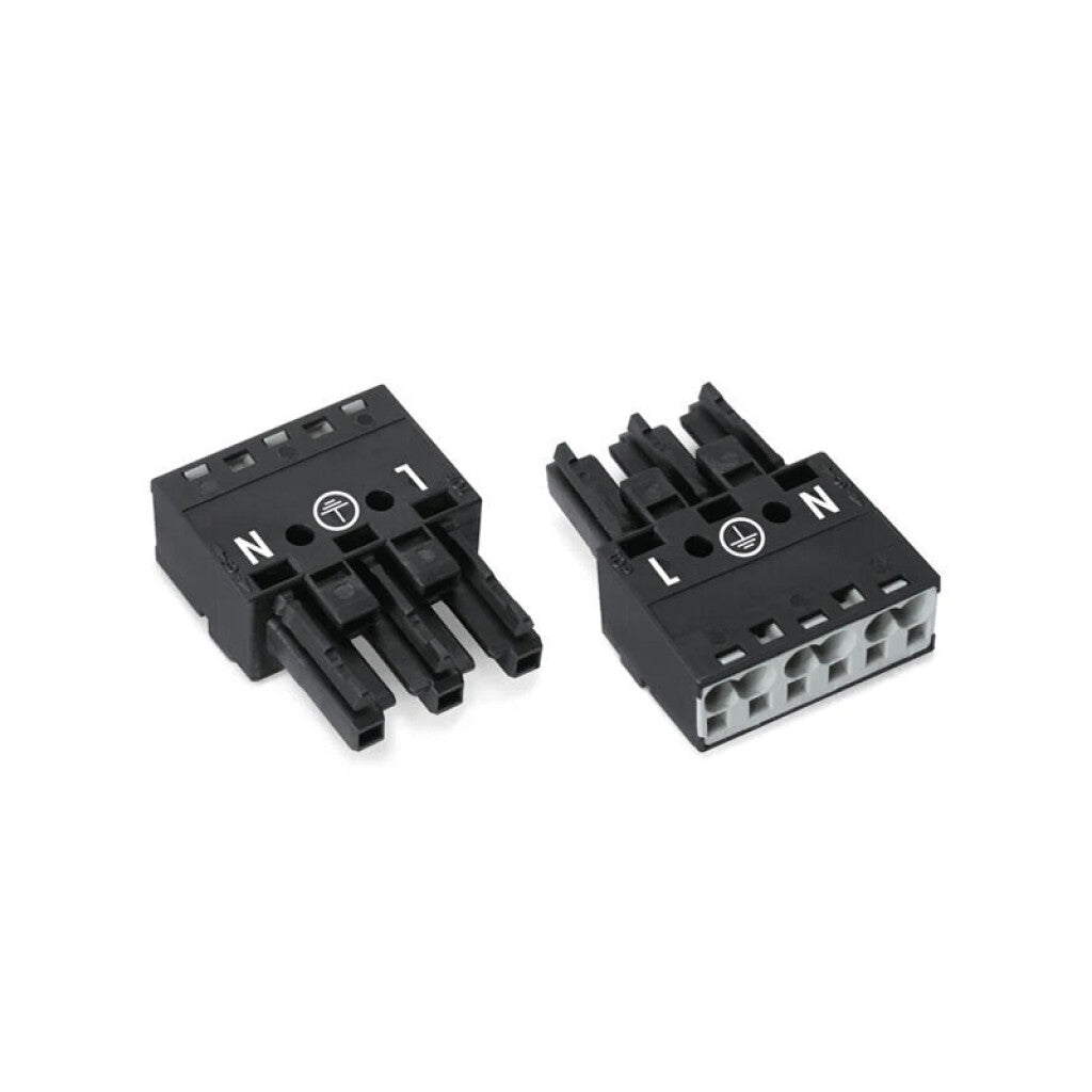 Ficha hembra 220V NtL Negro WINSTA-MIDI - WG5122