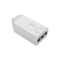 Ficha hembra 3 en línea 10A, blanca - Electraline - M31164