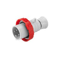 Ficha industrial 3P+T 16A 6HS 380V IP67 roja - GG0030
