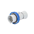 Ficha industrial 3P+T 16A 9HS 220V IP67 azul - GG0027