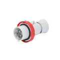 Ficha industrial 3P+T+N 32A 6HS 380V IP67 roja - GG0042