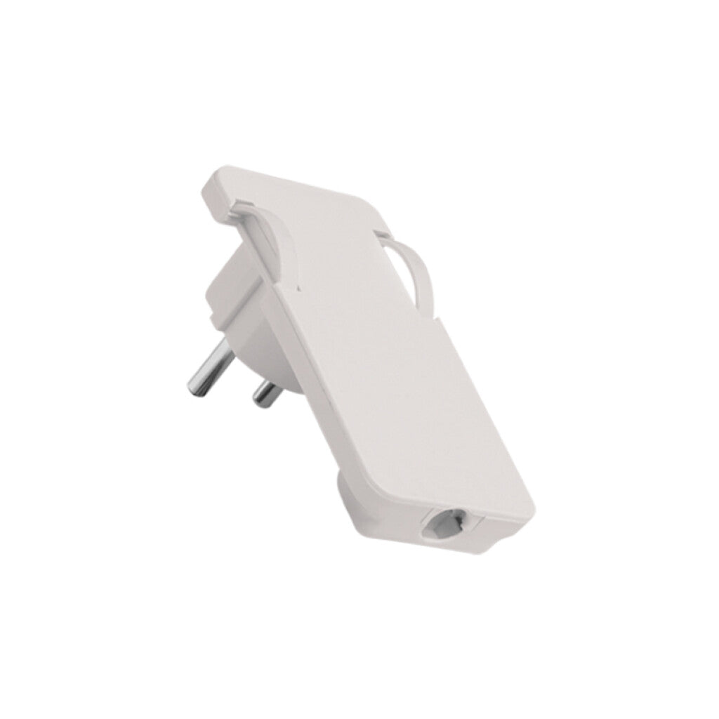 Ficha plana schuko 16A 220V blanca Contactum - C84621