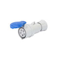 Ficha prolongación industrial 3P+T 16A 9HS 220V az - GG2005