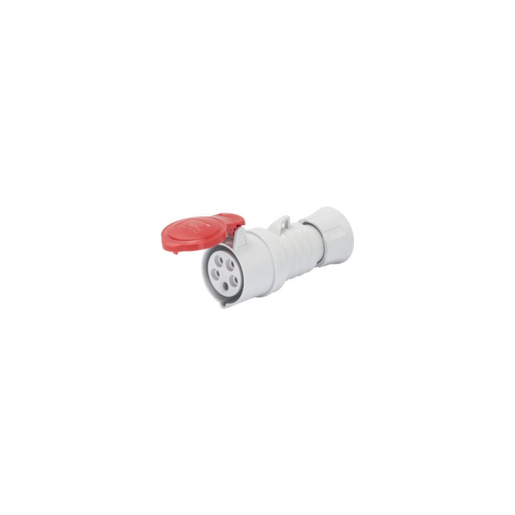 Ficha prolongación industrial 3P+T+N 32A 6HS 380V - GG2020FH