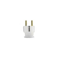 Ficha schuko 16A, blanca - Electraline - M31146EE