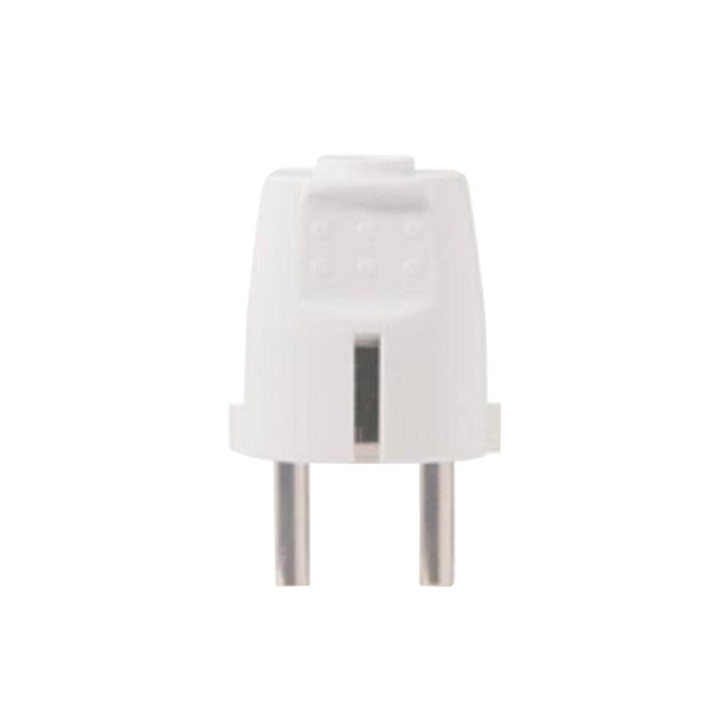 Ficha schuko tierra lateral 16A blanca - C84528