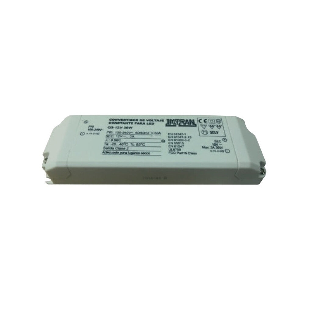 Fuente de alimentación 220-240 salida 12V/40W - LD0430