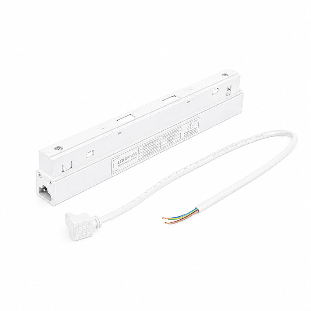 Fuente riel magnético blanco 48v 100W largo 230mm - ZU0520X