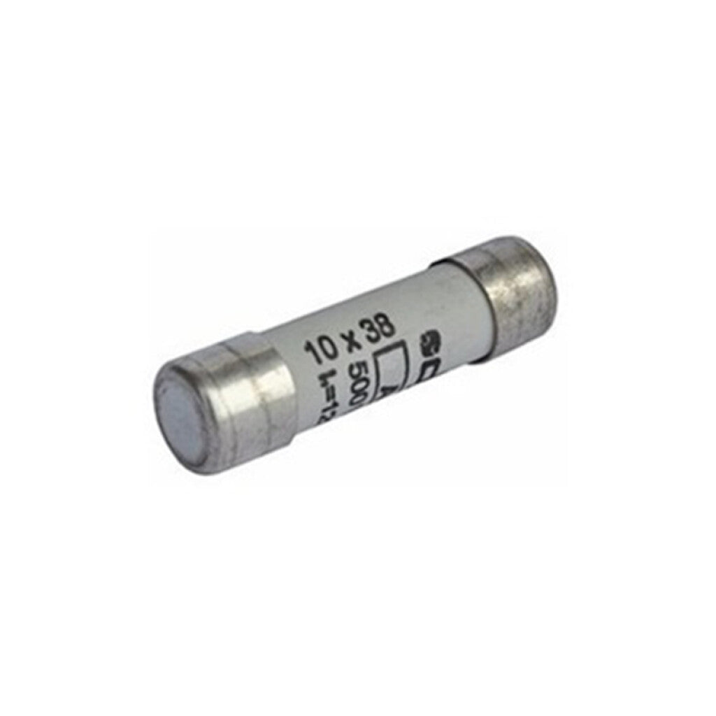 Fusible cilíndrico cerámico 16A 500V 10x38mm 100kA - FY0166