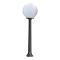 Globo Ø250 c/columna negro opal IP55 E27 incl. - FL0704