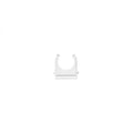 Grampa clip blanca para caño de Ø20mm - C33420
