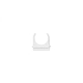 Grampa clip blanca para caño de Ø25mm - C33425