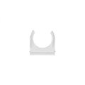Grampa clip blanca para caño de Ø40mm - C33440