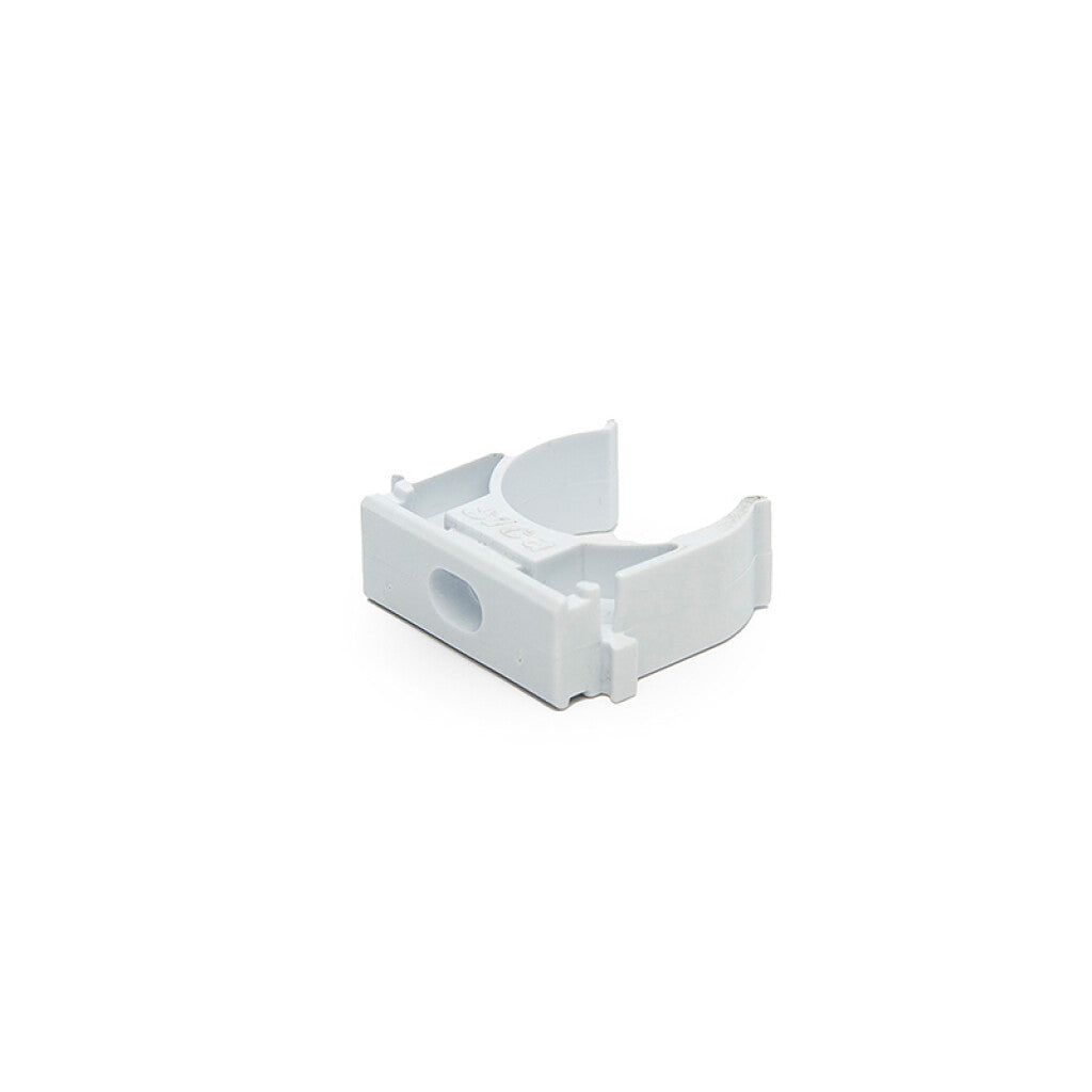 Grampa PVC blanca fija para caño ø32mm Sica - SK3566
