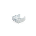 Grampa PVC blanca fija para caño ø40mm Sica - SK3568