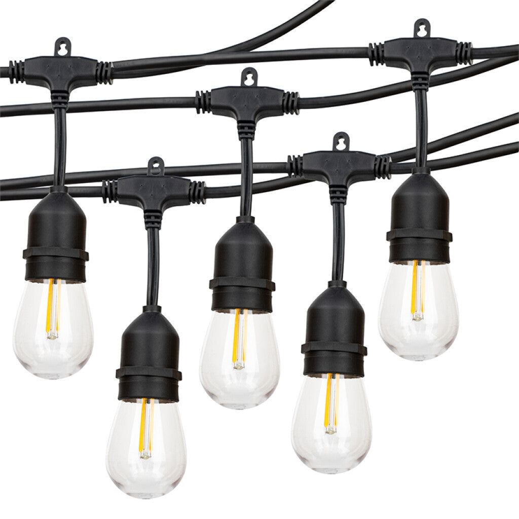 Guirnalda LED p/exterior 12xE27 de 1,2W luz cálida - IX4045