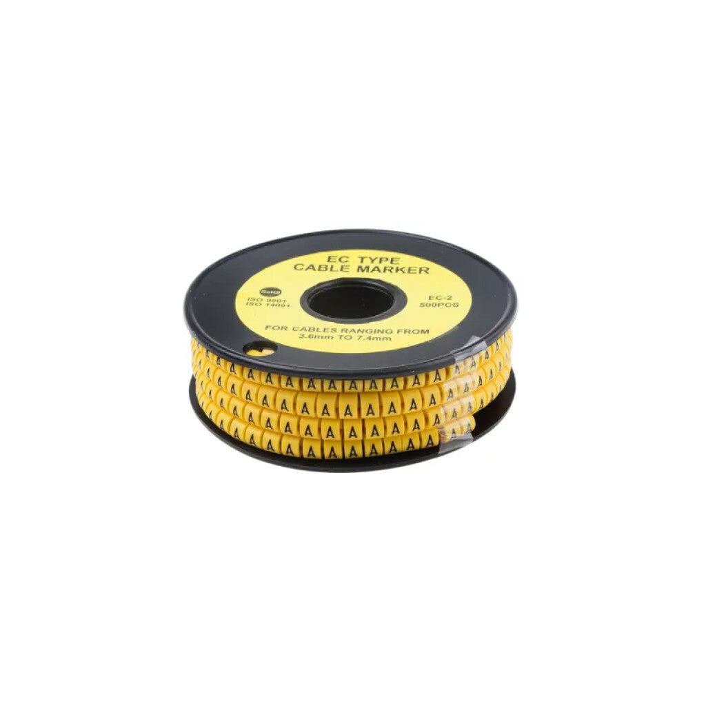 Identificador para cables de 2 a 4mm2, letra "A" - WI4530