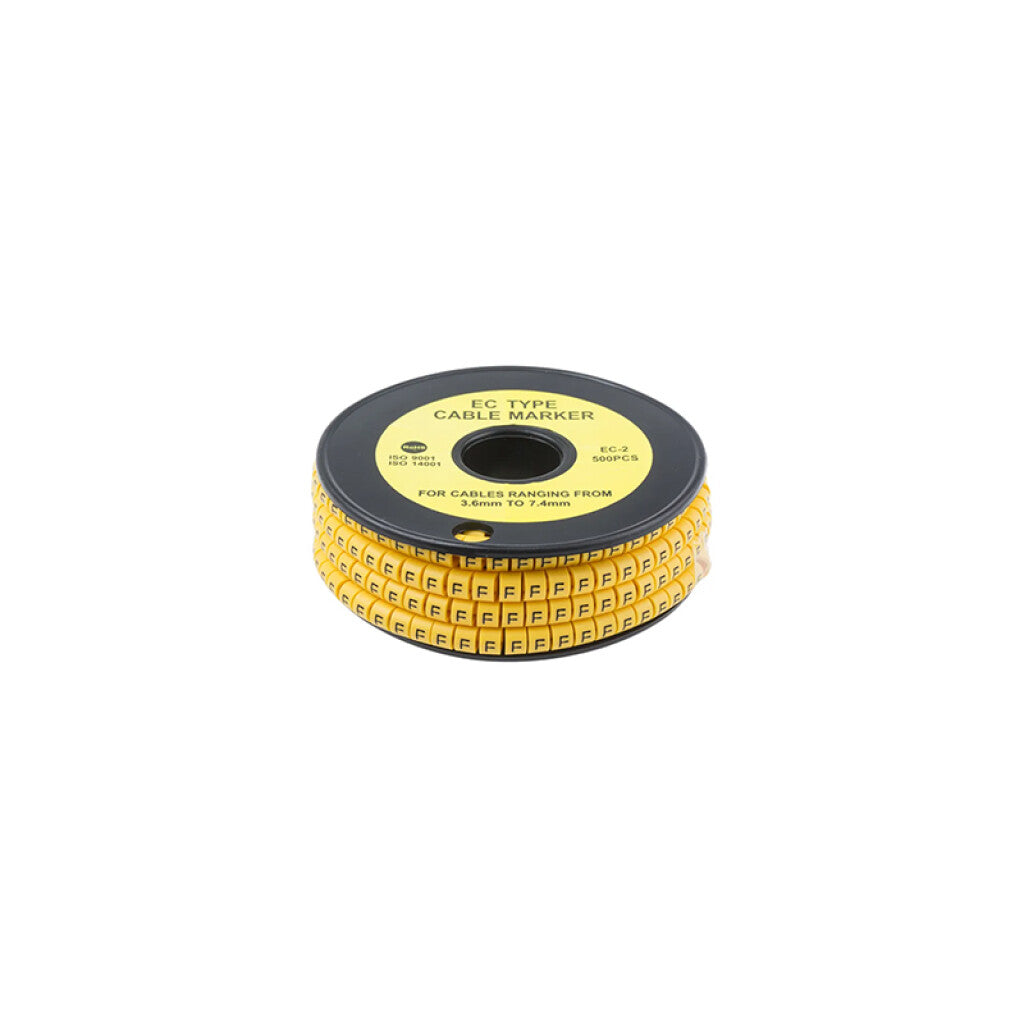Identificador para cables de 2 a 4mm2, letra "F" - WI4535