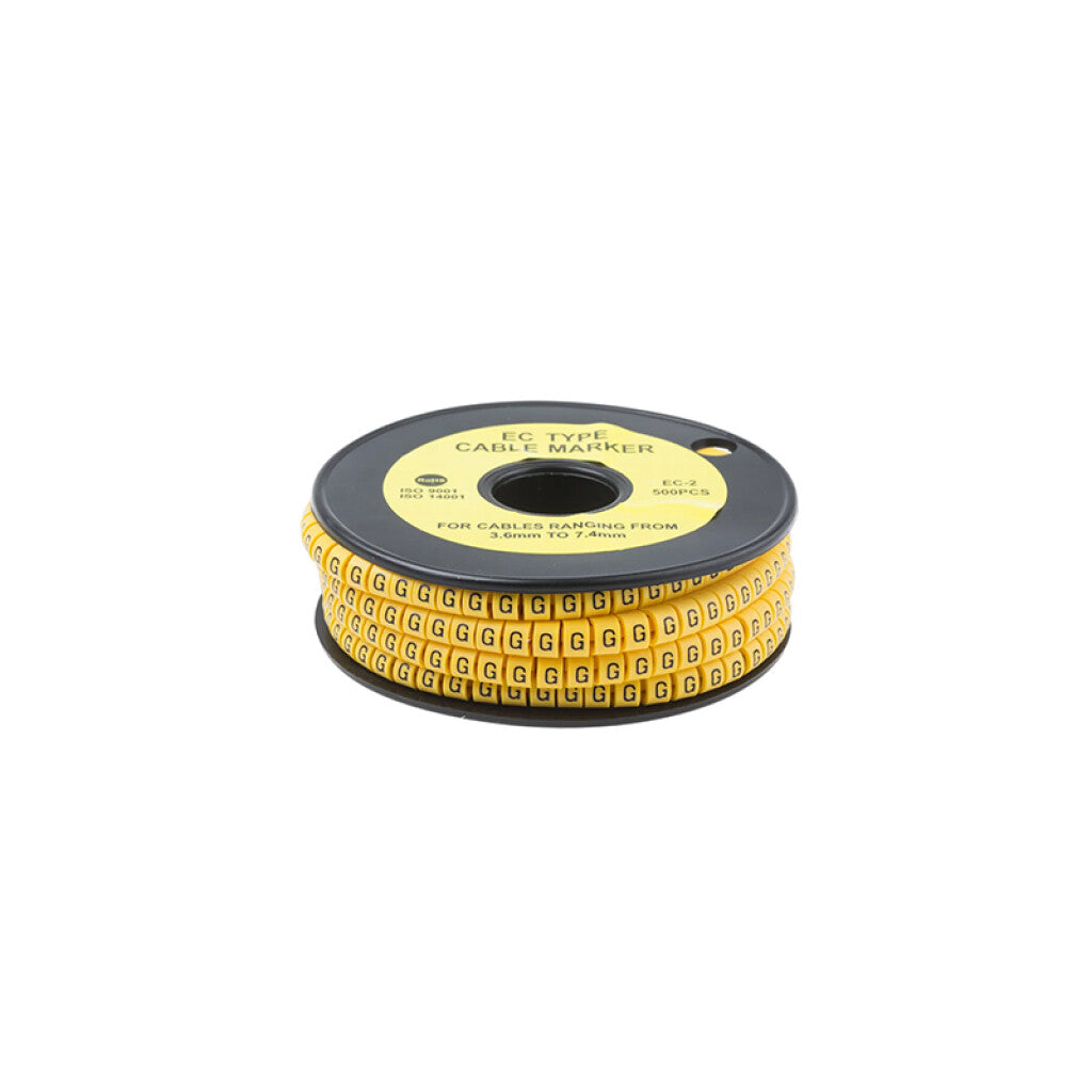 Identificador para cables de 2 a 4mm2, letra "G" - WI4536