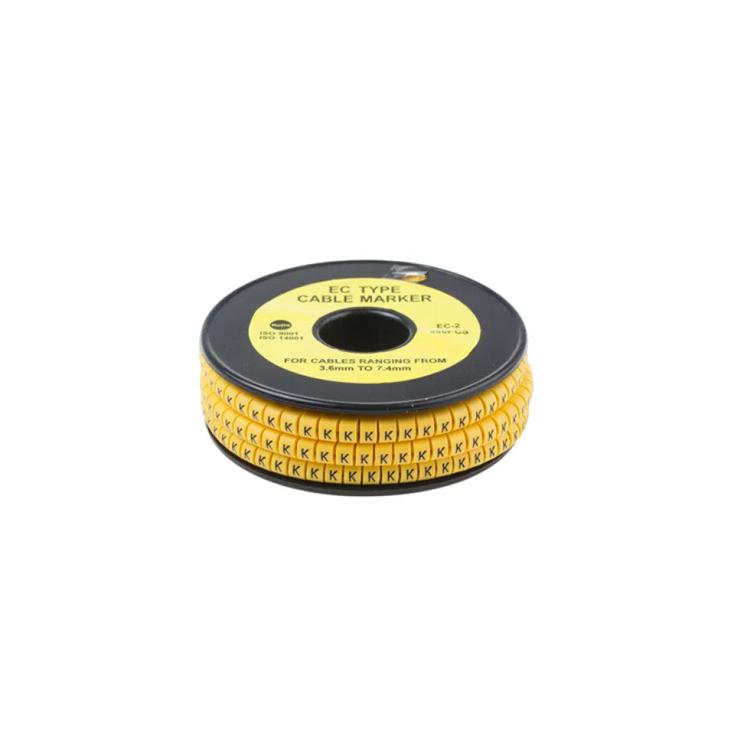 Identificador para cables de 2 a 4mm2, letra "K" - WI4540