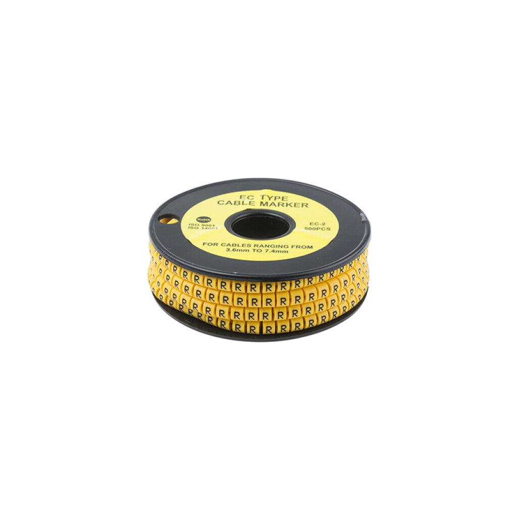 Identificador para cables de 2 a 4mm2, letra "R" - WI4547
