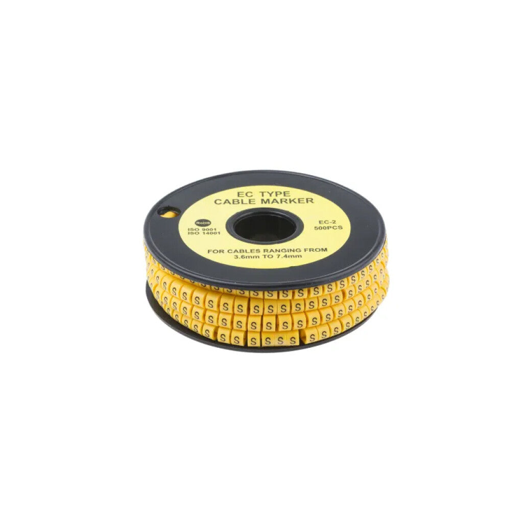 Identificador para cables de 2 a 4mm2, letra "S" - WI4548