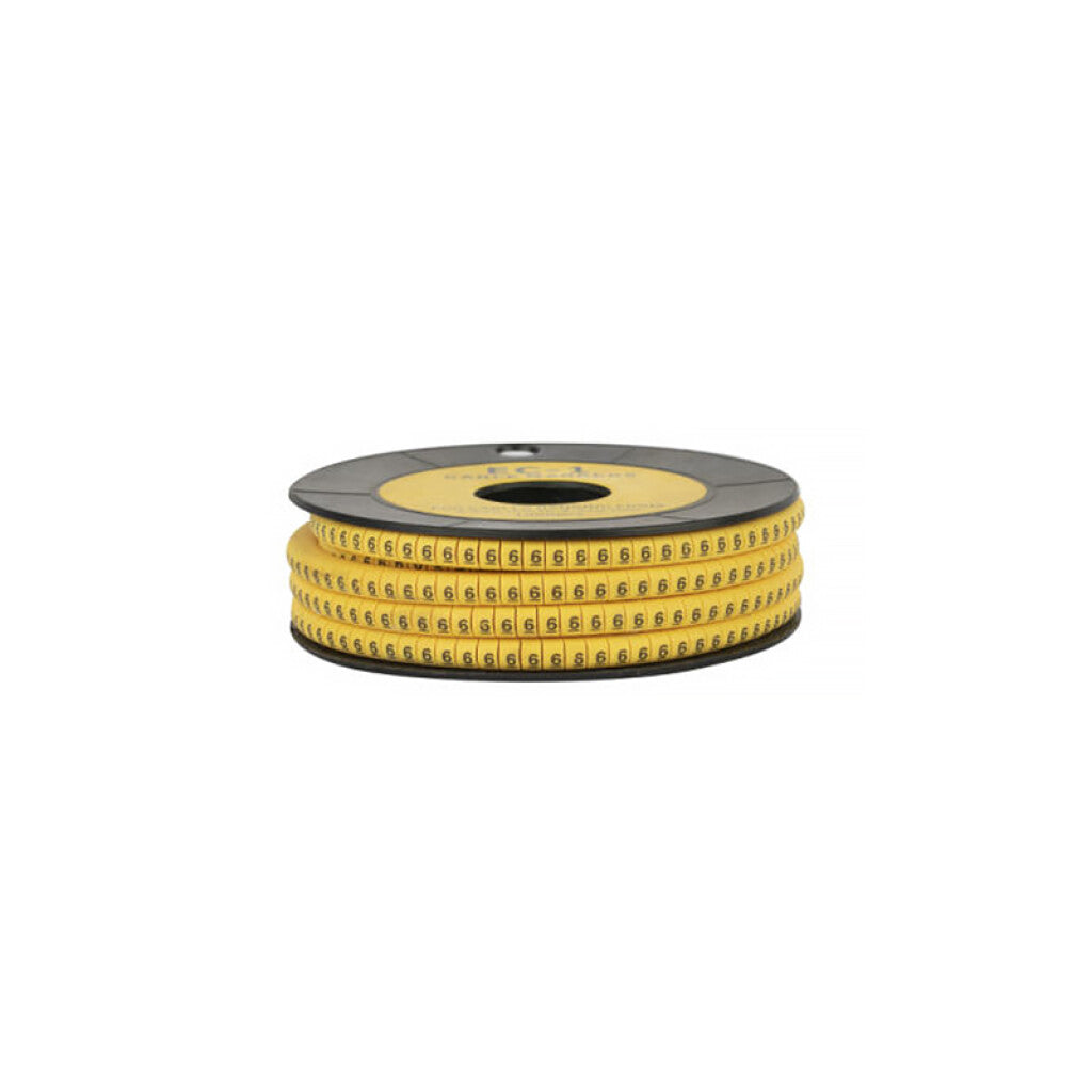 Identificador para cables de 2 a 4mm2, número "6" - WI4506