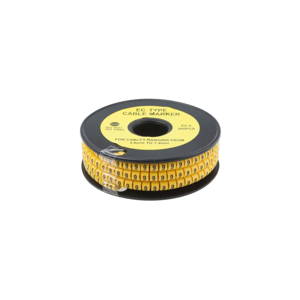 Identificador para cables de 2 a 4mm2, número "9" - WI4509