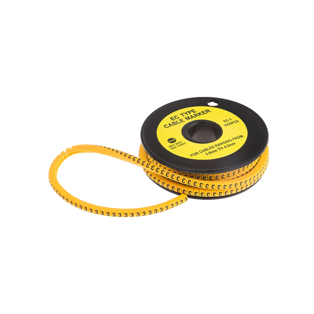 Identificador para cables de 6 a 10mm2, número "3" - WI4703