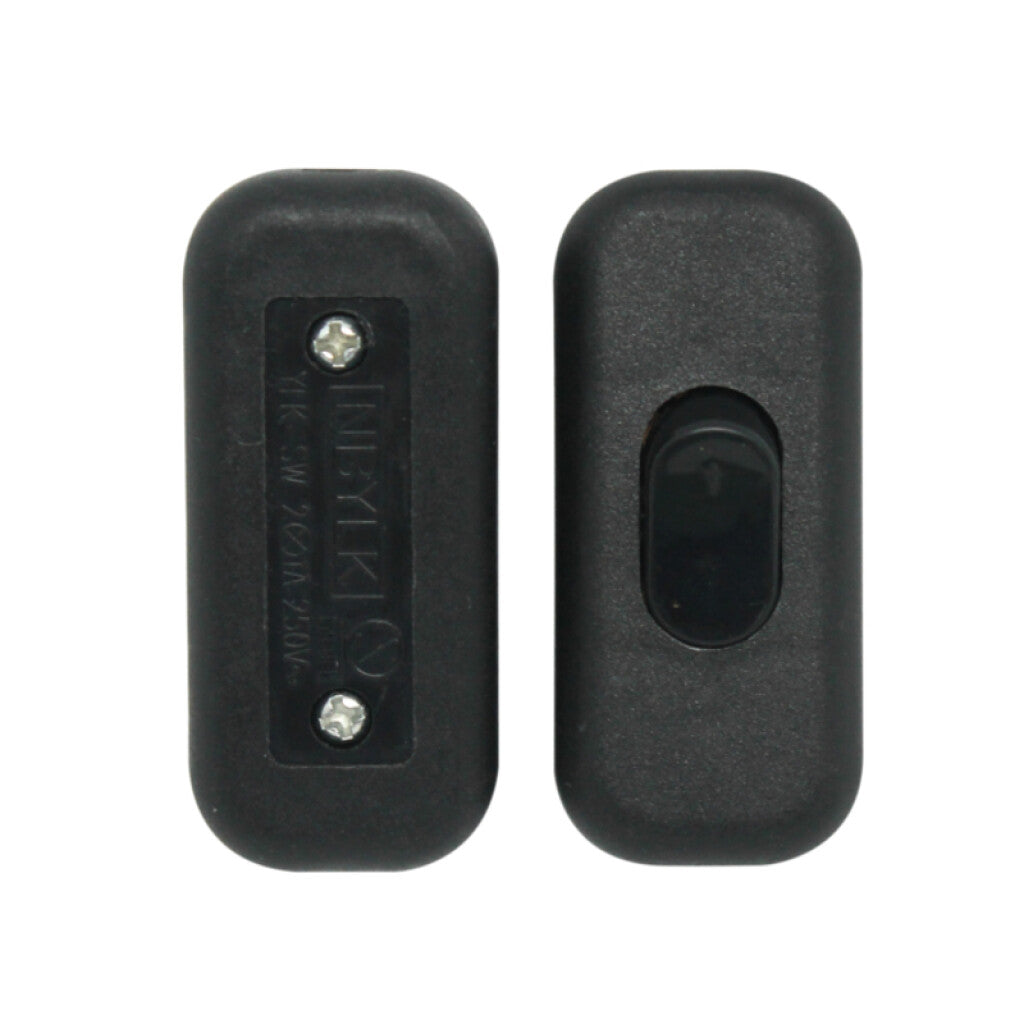 Interruptor de pase, negro - Electraline - M31340N