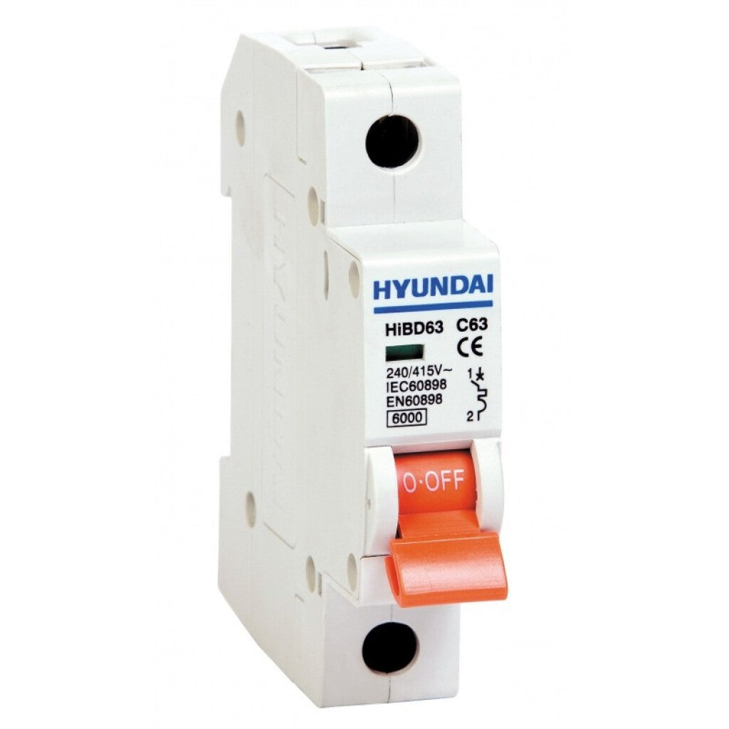 Interruptor termomagnético din 1P 10A 6kA - HY1510