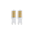 Kit 2 lámparas LED SMD G9 3W cálida 320Lm - EG5100