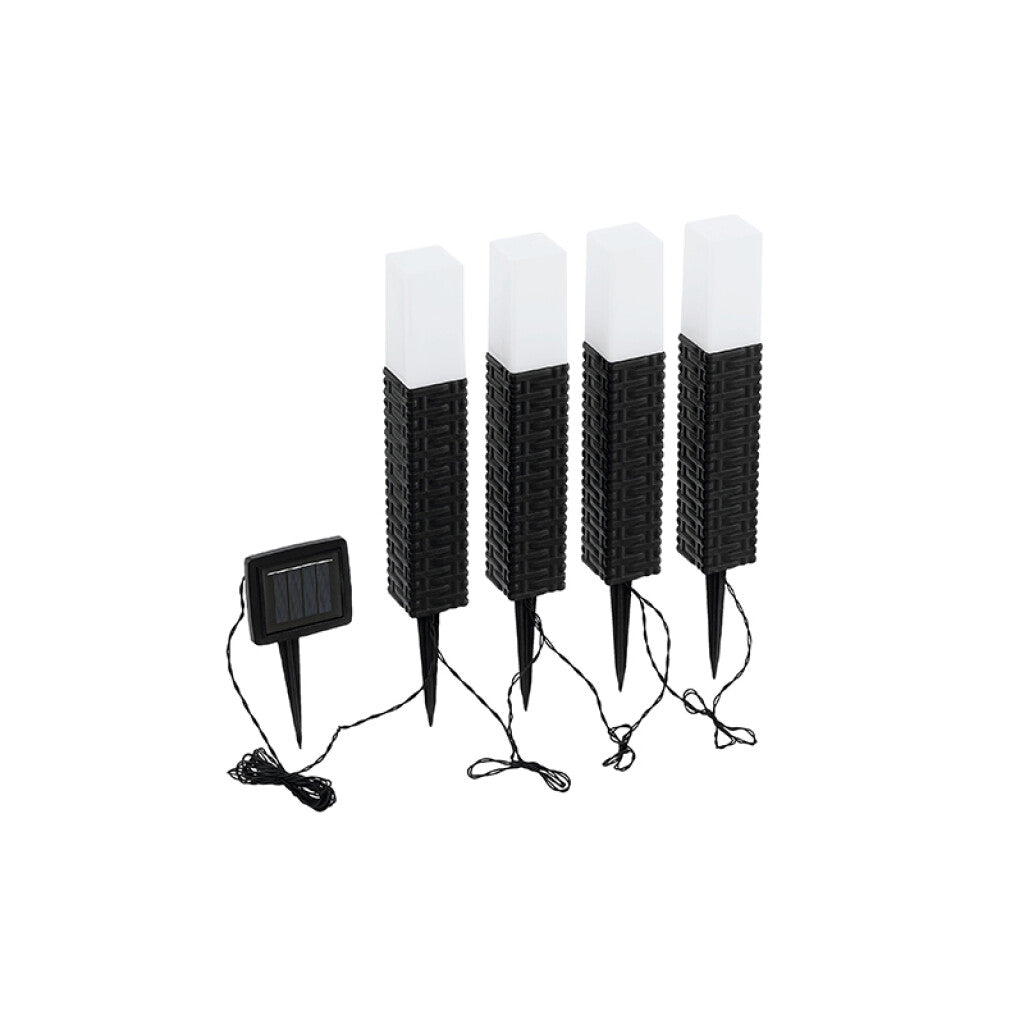 Kit 4 pinchos LED c/cable 4x0,06W luz fría Z-SOLAR - EG3816