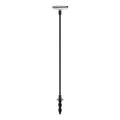 kit de 4 pcs - Poste caminero solar negro 68Lm/W cálida Ø96X770 - IX4970