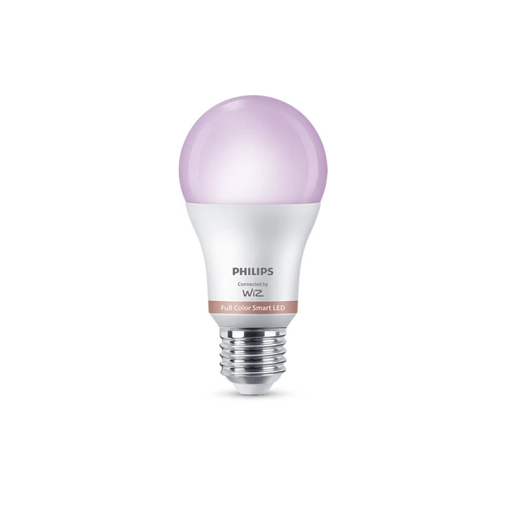 Lámpara bulbo LED WIZ RGB con wifi 9W, pase E27 - L27401