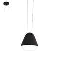 Lámpara colgante acero negra LED incl. PALBIETA - EG3352