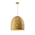 Lámpara colgante campana bambú Ø38cm - IX9141