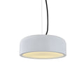Lámpara colgante campana metal blanca 3xE27 Ø600 - IX9074