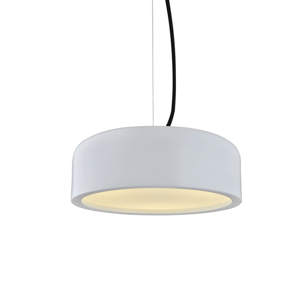 Lámpara colgante campana metal blanca 3xE27 Ø600 - IX9074